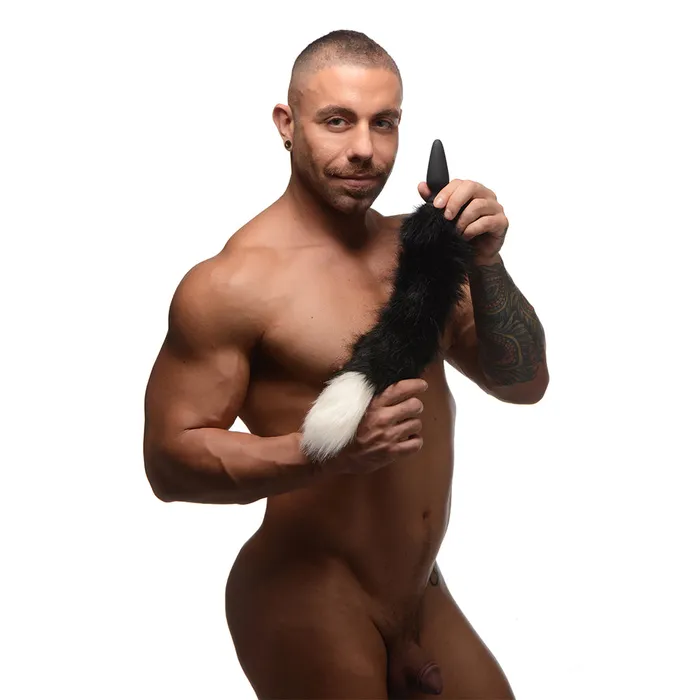 Male Sex Toys Tailz Small Anal Plug with Interchangeable Fox Tail