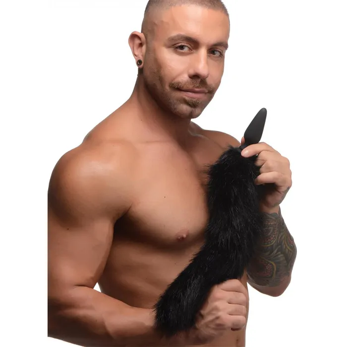 Male Sex Toys Tailz Small Anal Plug with Interchangeable Fox Tail