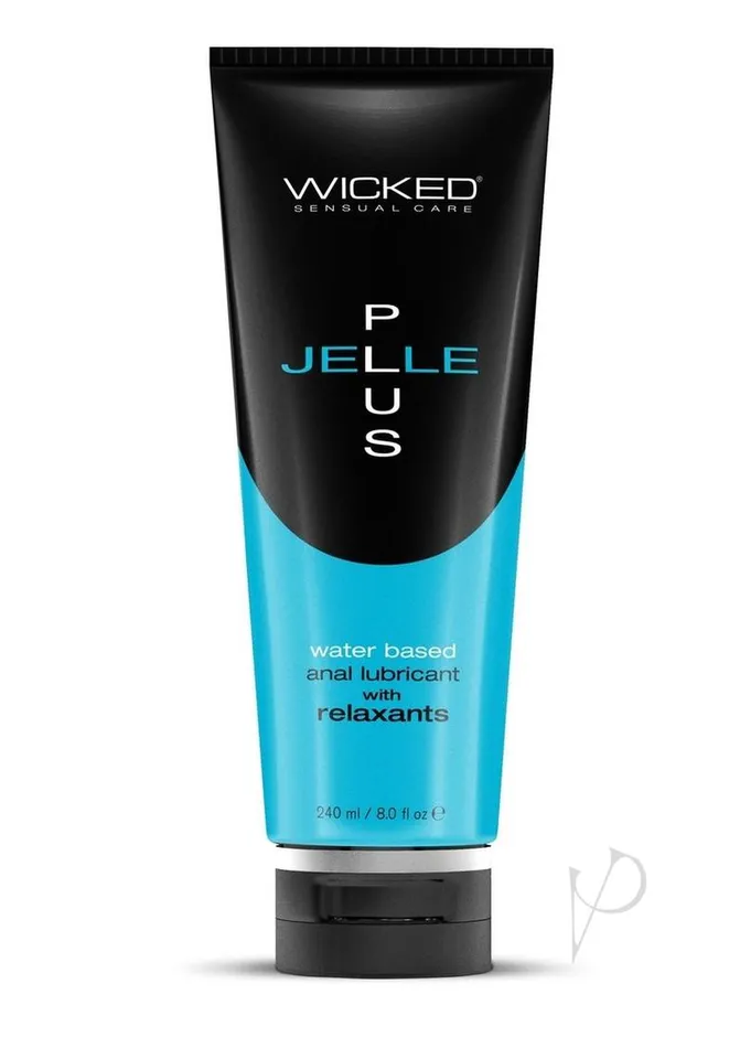 Male Sex Toys Wicked Jelle Wicked Jelle Plus Water Based Anal Lubricant with Relaxants 8oz Male Sex Toys Wicked Jelle Wicked Jelle Plus Water Based Anal Lubricant with Relaxants 8oz