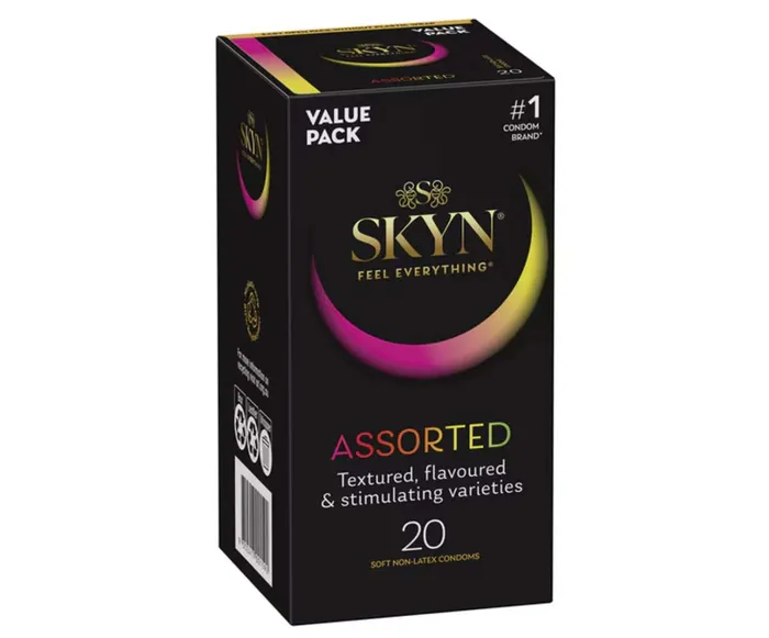 Male Sex Toys Wild Night Fantasies Skyn Assorted Soft NonLatex Condoms 20 pk Male Sex Toys Wild Night Fantasies Skyn Assorted Soft NonLatex Condoms 20 pk