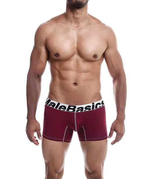 Malebasics Male Sex Toys Male Basics Performance Boxer Burgundy SM