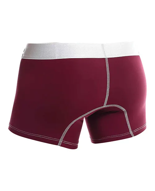 Malebasics Male Sex Toys Male Basics Performance Boxer Burgundy SM Malebasics Male Sex Toys Male Basics Performance Boxer Burgundy SM