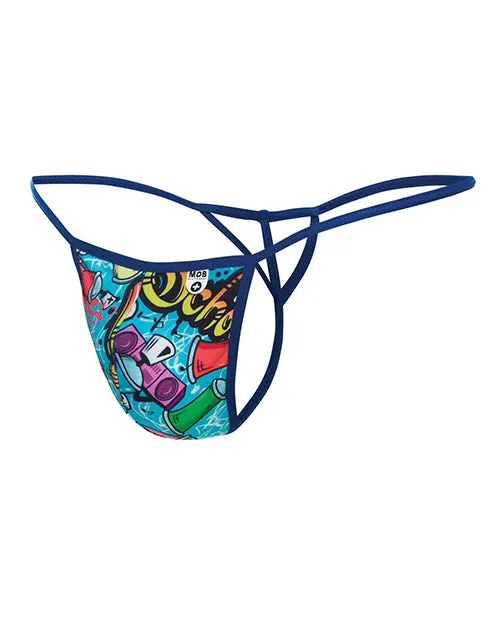 Malebasics Male Sex Toys Male Basics Sinful Hipster Music T Thong GString Blue Print XL Malebasics Male Sex Toys Male Basics Sinful Hipster Music T Thong GString Blue Print XL