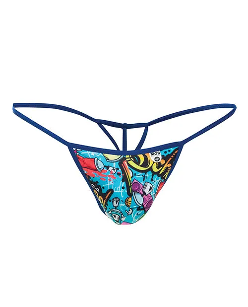Malebasics Male Sex Toys Male Basics Sinful Hipster Music T Thong GString Blue Print XL Malebasics Male Sex Toys Male Basics Sinful Hipster Music T Thong GString Blue Print XL