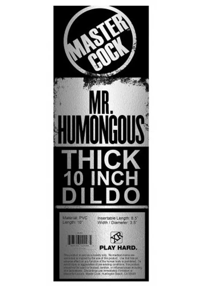 Master Cock Dildos Master Cock Mr Humongous Thick 10in Dildo Vanilla