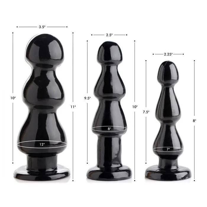 Master Series Anal Three Bumps for Your Rump Anal Plug