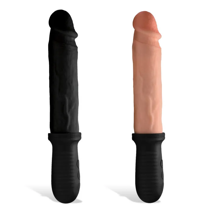 Master Series Female Sex Toys 8X Auto Pounder Vibrating and Thrusting Dildo with Handle