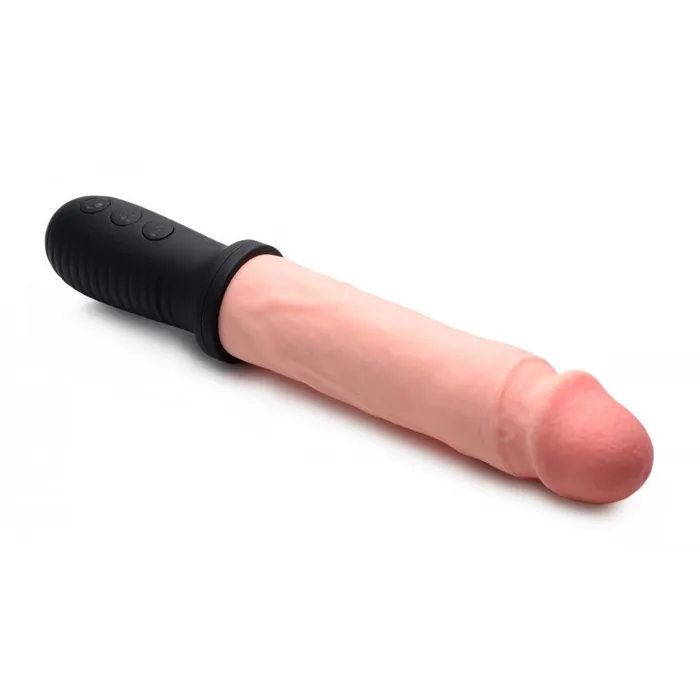Master Series Female Sex Toys 8X Auto Pounder Vibrating and Thrusting Dildo with Handle