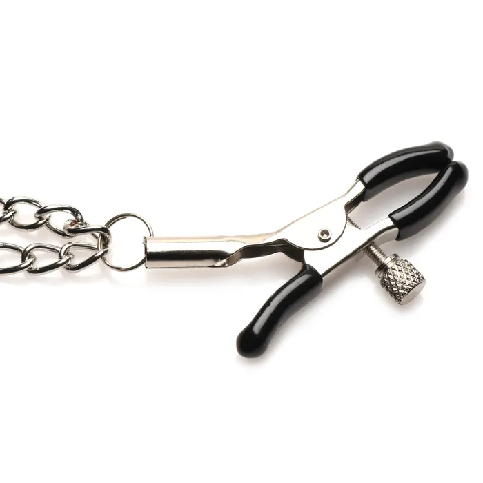 Master Series Female Sex Toys Daggers Double Chain Nipple Clamps