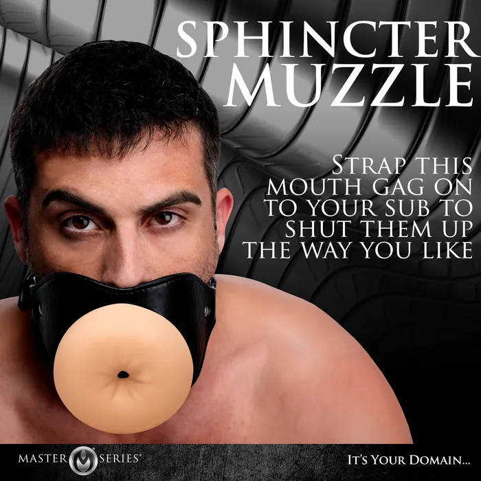 Master Series Male Sex Toys Ass Face Oral Sex Mouth Gag
