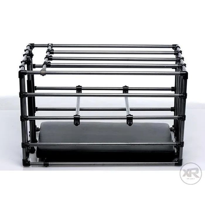 Master Series Male Sex Toys Kennel Adjustable Puppy Cage with Padded Board