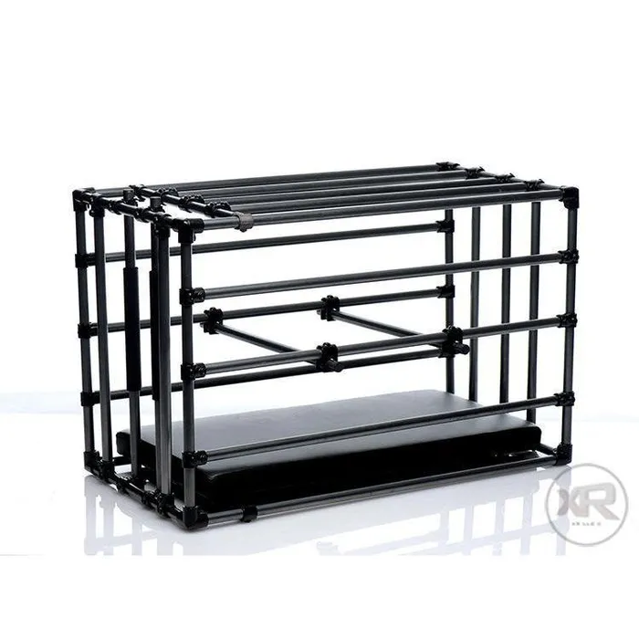 Master Series Male Sex Toys Kennel Adjustable Puppy Cage with Padded Board