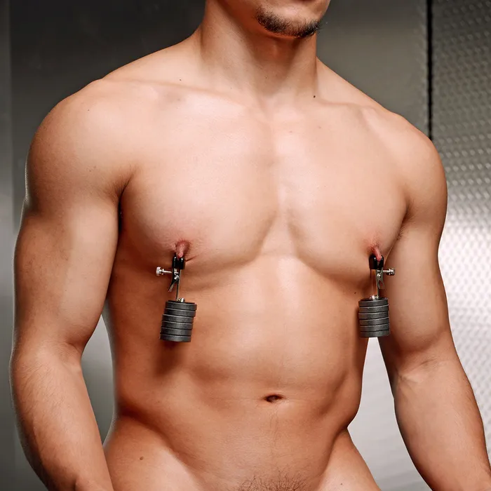 Master Series Nipple Clitoral Toys Nipple Clip WMagnet Weights