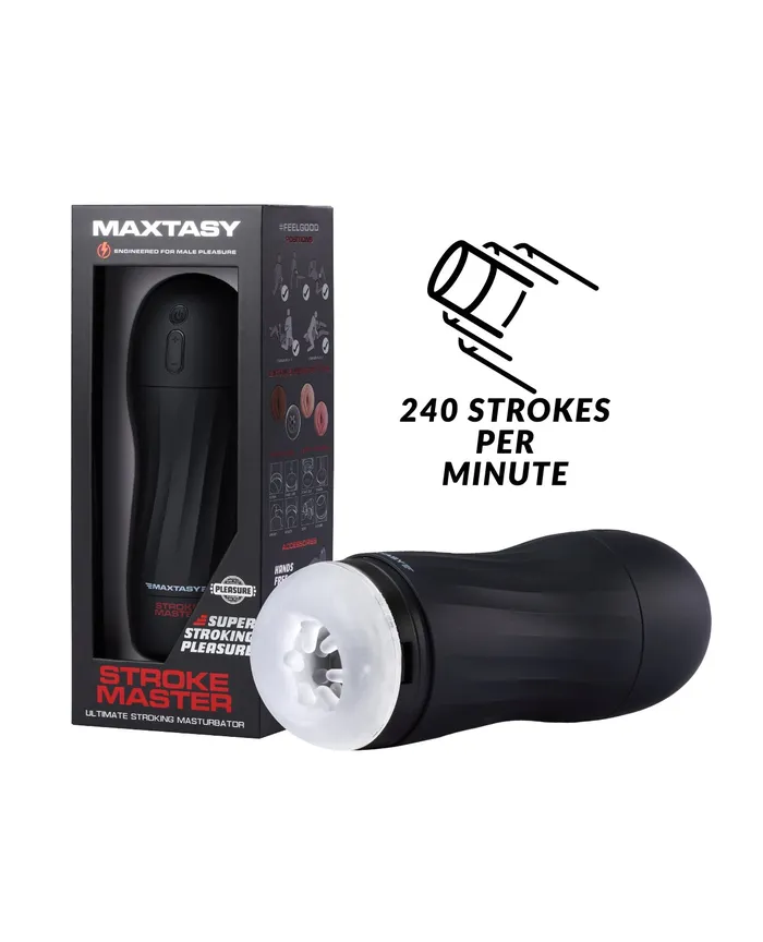 Maxtasy Maxtasy Stroke Master Standard Clear Non Realistic Anal