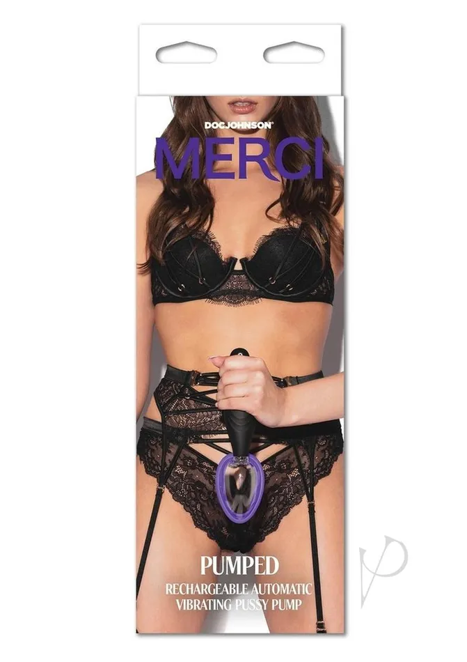 Merci Female Sex Toys Merci Pumped Rechargeable Silicone Vibrating Pussy Pump Black Merci Female Sex Toys Merci Pumped Rechargeable Silicone Vibrating Pussy Pump Black