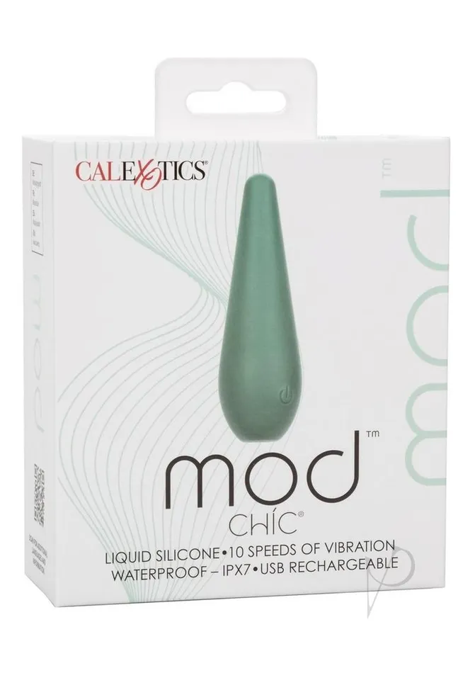Mod Female Sex Toys Mod Chic Rechargeable Silicone Vibrator Green