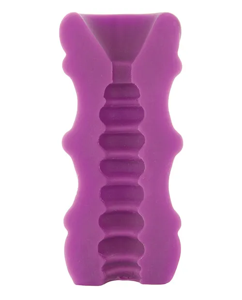 Mood Pleaser Thick Ribbed Ultraskyn Masturbator Purple Mood Male Sex Toys Mood Pleaser Thick Ribbed Ultraskyn Masturbator Purple Mood Male Sex Toys