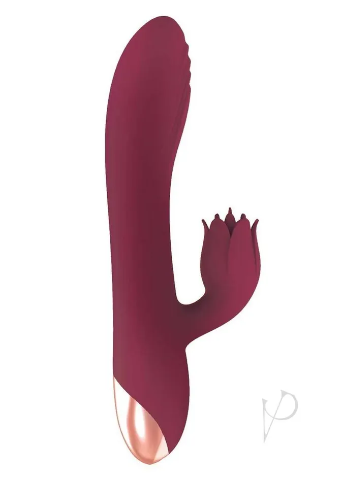 Mystique Vibrators Mystique Venus Rechargeable Silicone Vibrator Eggplant Purple