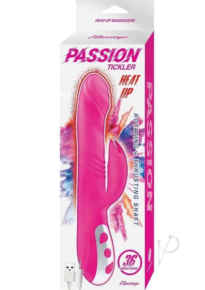 Nasstoys Vibrators Passion Tickler Heat Up Rechargeable Silicone Rabbit Vibrator Pink Nasstoys Vibrators Passion Tickler Heat Up Rechargeable Silicone Rabbit Vibrator Pink