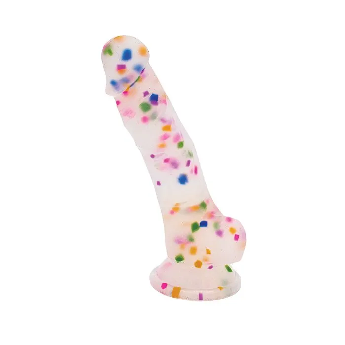 Natalies Toy Box CockAPalooza Confetti Silicone Suction Dildo Dildos