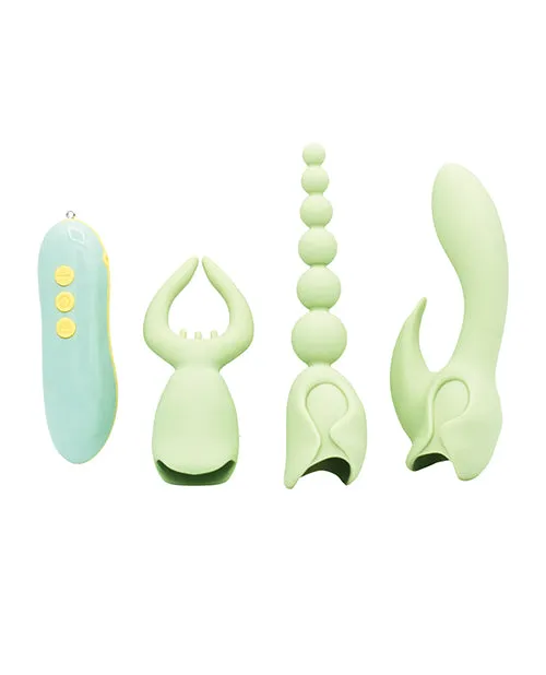Natalies Toy Box Pleasure Hunter 3 Pc Kit Mint Natalies Toy Box Vibrators