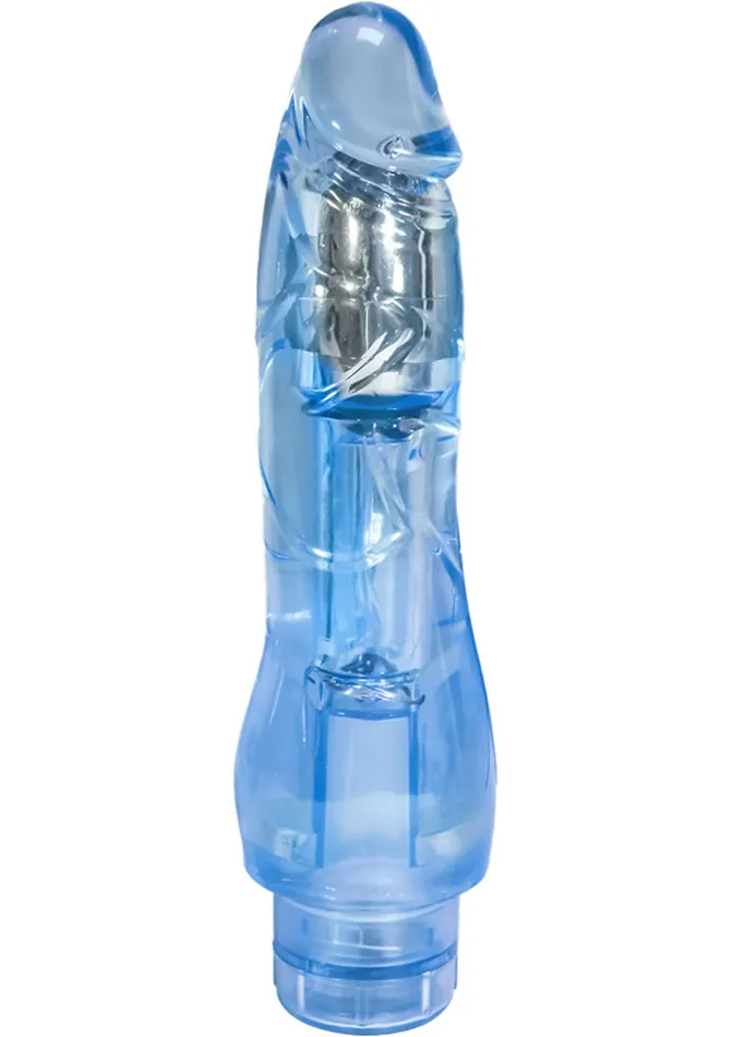 Naturally Yours Vibrators Naturally Yours Fantasy Vibrating Dildo 85in Blue Naturally Yours Vibrators Naturally Yours Fantasy Vibrating Dildo 85in Blue