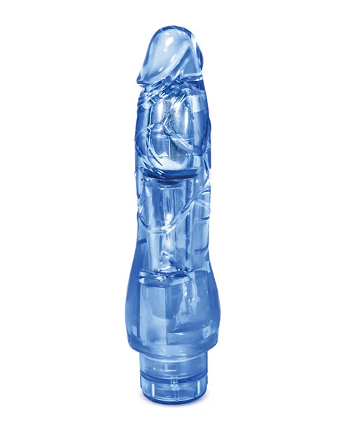 Naturally Yours Vibrators Naturally Yours Fantasy Vibrating Dildo 85in Blue Naturally Yours Vibrators Naturally Yours Fantasy Vibrating Dildo 85in Blue