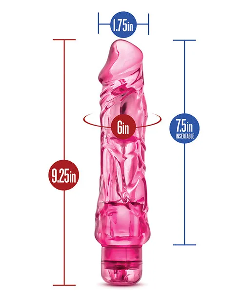 Naturally Yours Vibrators Naturally Yours Wild Ride Vibrating Dildo 9in Pink Naturally Yours Vibrators Naturally Yours Wild Ride Vibrating Dildo 9in Pink