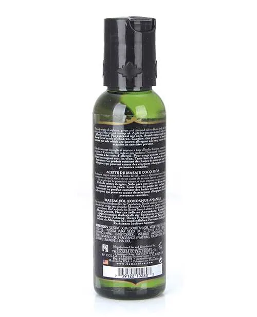Naturals Massage Oil Couples Naturals Massage Oil CoconutPineapple 2oz