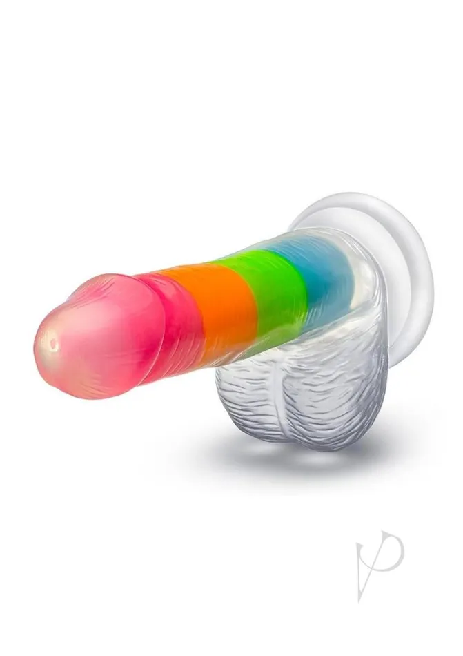 Neo Elite Female Sex Toys Neo Elite Glow in the Dark Silicone Rainbow Rave Dildo 65in Multicolor Neo Elite Female Sex Toys Neo Elite Glow in the Dark Silicone Rainbow Rave Dildo 65in Multicolor