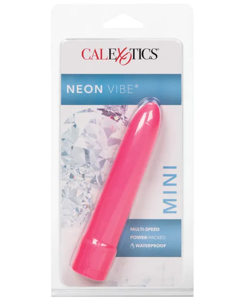 Neon Vibe Mini Vibrator Pink Neon Vibes Vibrators