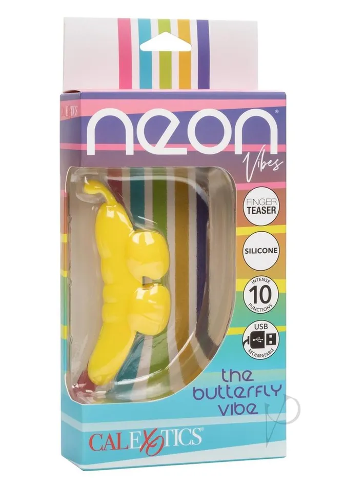 Neon Vibes Female Sex Toys Neon Vibes The Butterfly Vibe Rechargeable Silicone Finger Teaser Yellow Neon Vibes Female Sex Toys Neon Vibes The Butterfly Vibe Rechargeable Silicone Finger Teaser Yellow