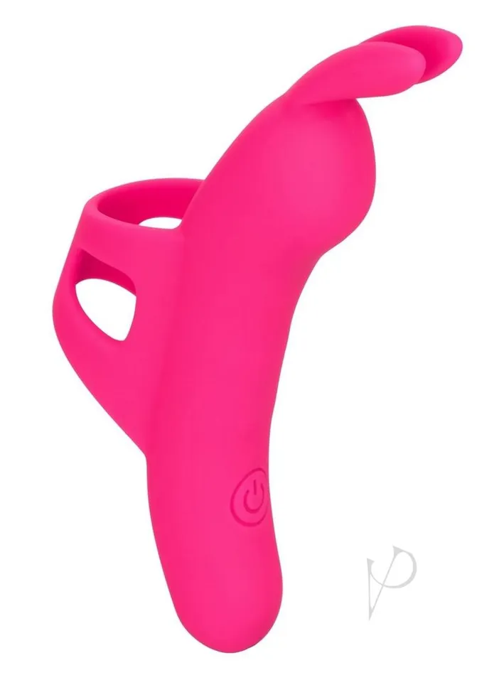 Neon Vibes The Flirty Vibe Rechargeable Silicone Finger Vibrator Pink Neon Vibes Vibrators