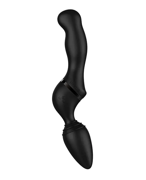 Nexus Female Sex Toys Nexus Revo Twist Rechargeable Silicone Rotating Dual Vibrator with Remote Control Black Nexus Female Sex Toys Nexus Revo Twist Rechargeable Silicone Rotating Dual Vibrator with Remote Control Black