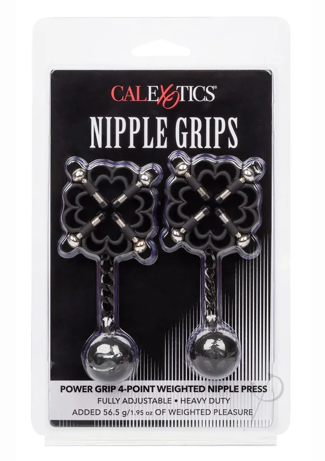 Nipple Grips Power Grip 4Point Weighted Nipple Press Clamps BlackSilver Nipple Grips Anal Nipple Grips Power Grip 4Point Weighted Nipple Press Clamps BlackSilver Nipple Grips Anal