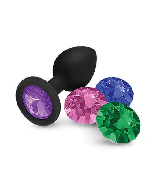 Nobu Anal Nobu Fetish Small Silicone Plug wJewels Black