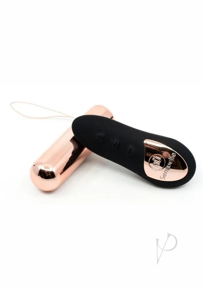 Nu Sensuelle Female Sex Toys Nu Sensuelle Rechargeable Silicone Bullet Plus with Remote Control Rose Gold