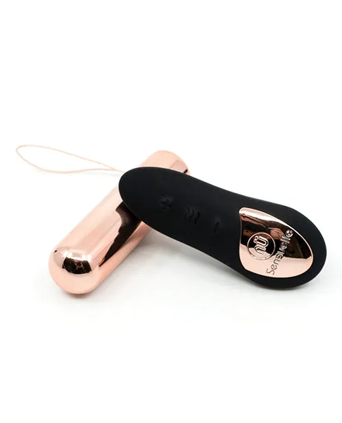 Nu Sensuelle Female Sex Toys Nu Sensuelle Rechargeable Silicone Bullet Plus with Remote Control Rose Gold