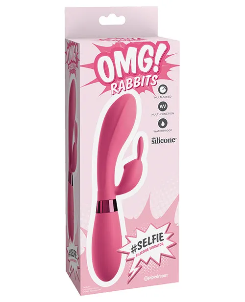 OMG Rabbits Selfie Silicone Vibrator Pink Omg Vibrators