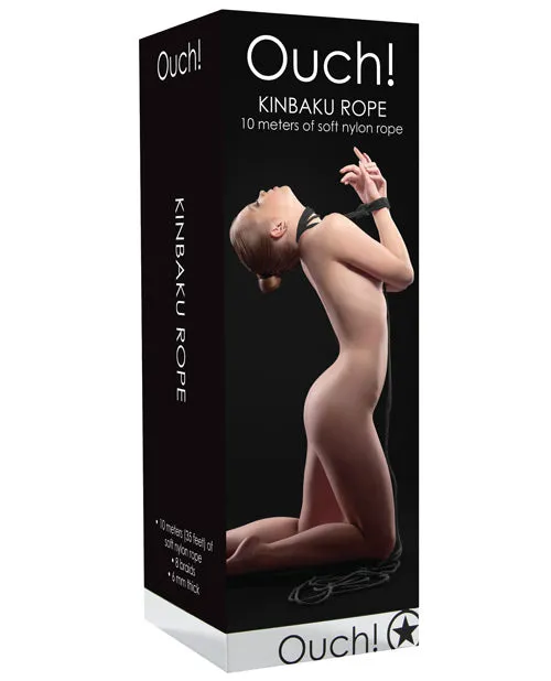 Ouch Anal Shots Ouch Kinbaku Rope Black