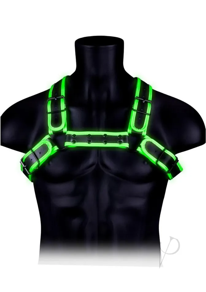 Ouch Female Sex Toys Ouch Buckle Bulldog Harness Glow in the Dark LargeXLarge Green Ouch Female Sex Toys Ouch Buckle Bulldog Harness Glow in the Dark LargeXLarge Green