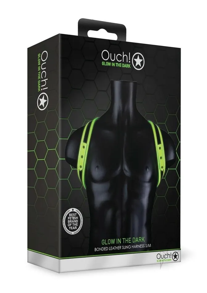 Ouch Female Sex Toys Ouch Sling Harness Glow in the Dark SmallMedium Green Ouch Female Sex Toys Ouch Sling Harness Glow in the Dark SmallMedium Green