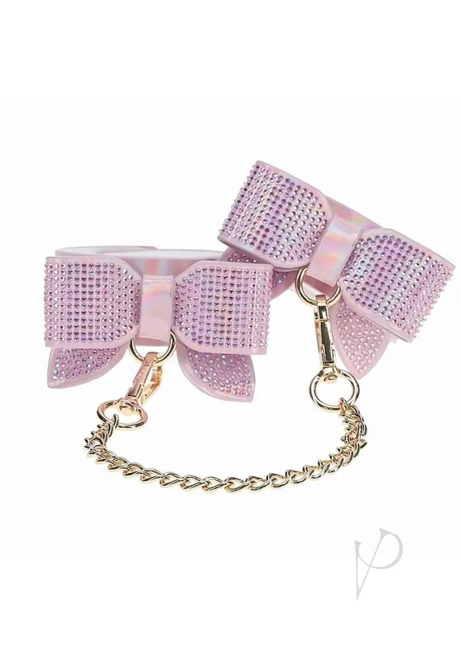 Ouch Paris Collection Leg Cuffs Pink Ouch Vibrators