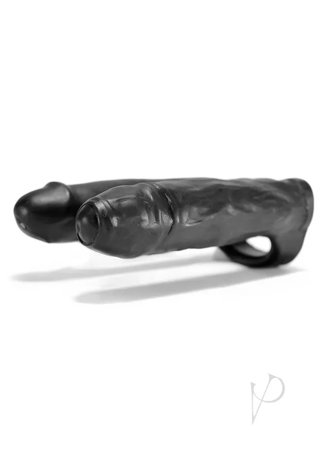 Oxballs Dildos Oxballs 3Way Penetrator Double Dildo and Cock Ring 8in Black