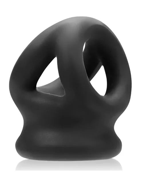 Oxballs Male Sex Toys Oxballs TriSqueeze Silicone 3Ring Ball Stretching Sling Black Oxballs Male Sex Toys Oxballs TriSqueeze Silicone 3Ring Ball Stretching Sling Black