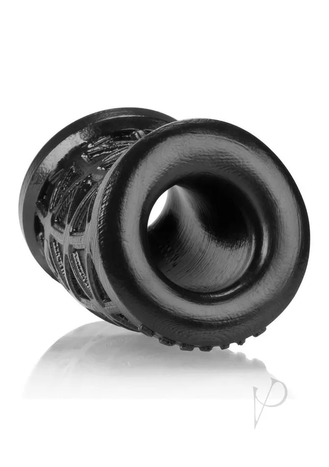 Oxballs Morph Curved Silicone Ball Stretcher Black Oxballs Anal