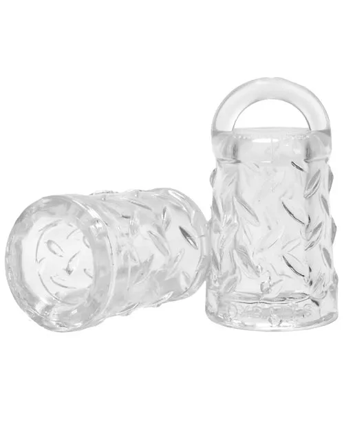 Oxballs Oxballs Gripper Nipple Sucker 2 Pack Clear Dildos