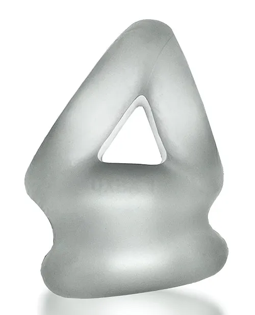 Oxballs TriSqueeze Silicone 3Ring Ball Stretching Sling Clear Ice Oxballs Male Sex Toys