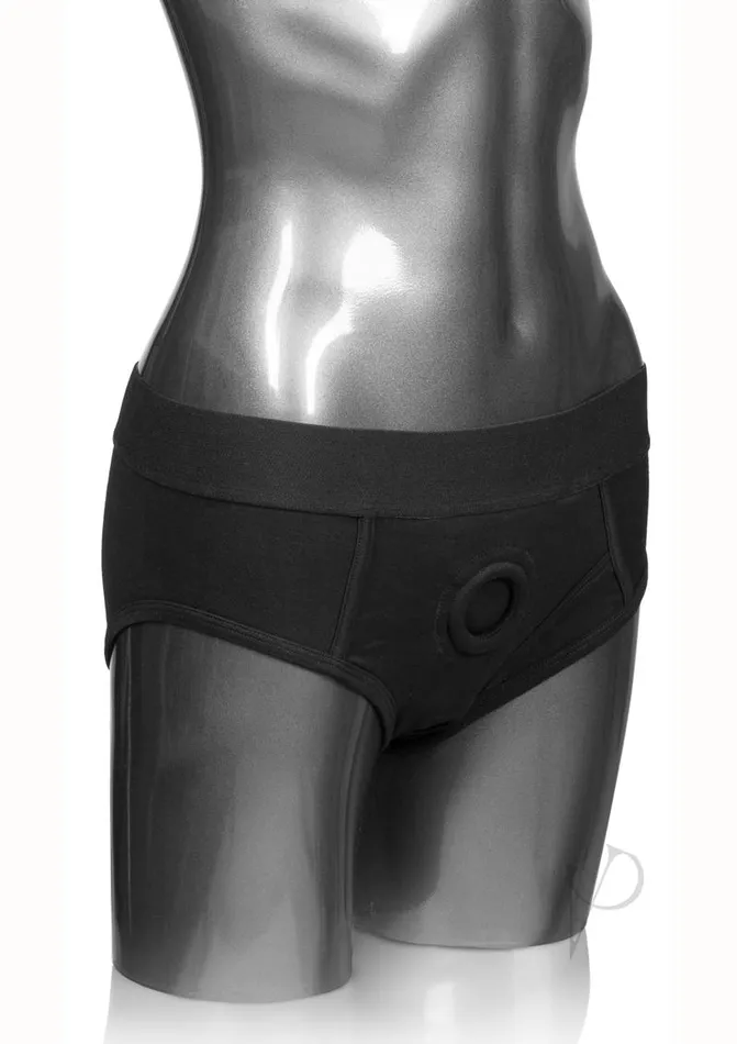 Packer Gear Female Sex Toys Packer Gear Brief Harness XL2XL Black