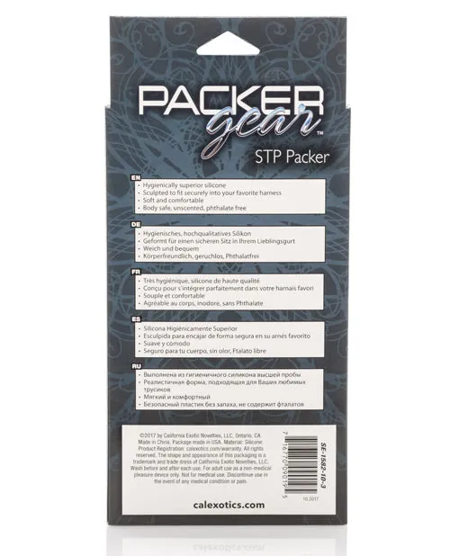 Packer Gear Female Sex Toys Packer Gear Silicone Hollow STP Chocolate